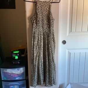 Cheetah maxi dress